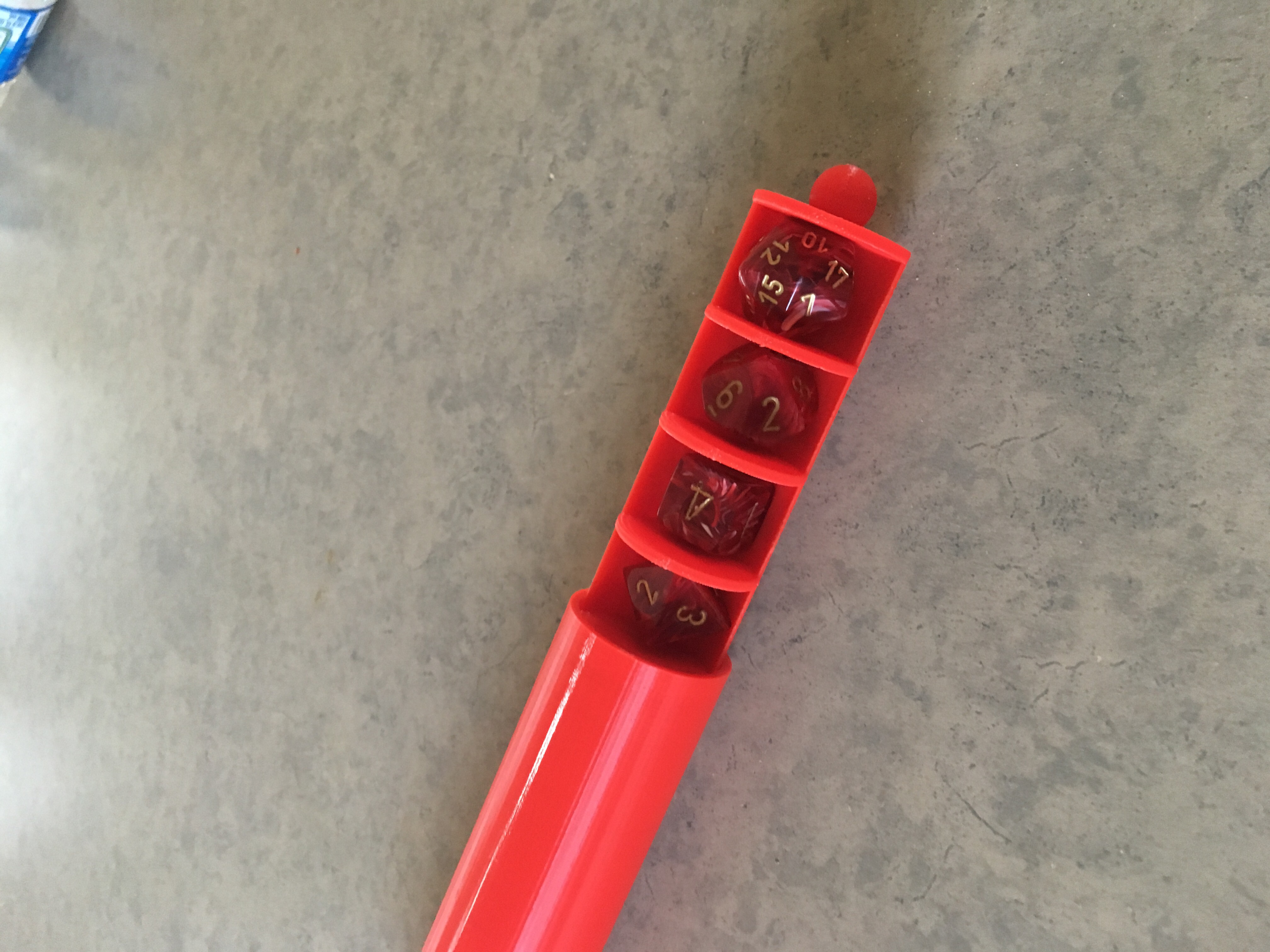 Cylindrical Dice Holder